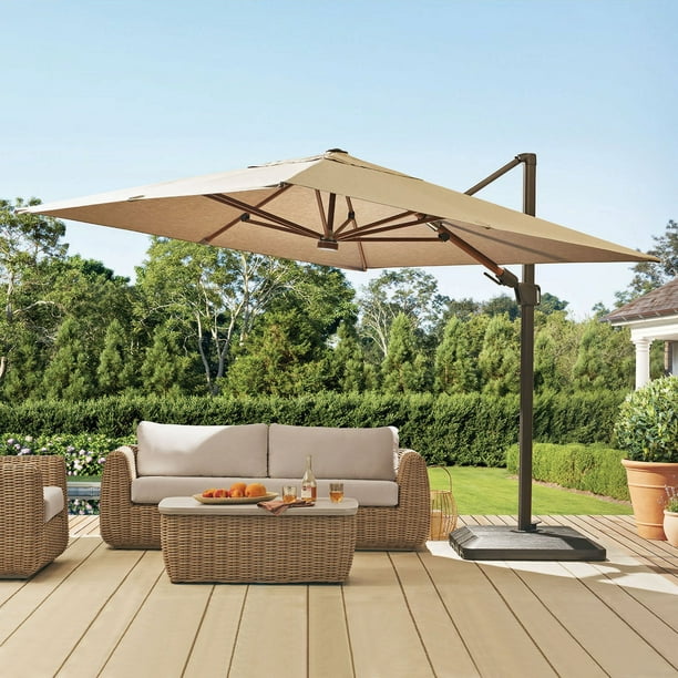 Member's Mark 10' x 10' Cantilever Offset Umbrella with Sunbrella Fabric Member's Mark 10' x 10' Cantilever Offset Umbrella with Sunbrella Fabric
