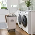 thumbnail image 6 of Seville Classics Commercial Heavy-Duty Rolling Laundry Hamper, 16" W x 22" D x 27" H, 6 of 11
