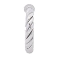 thumbnail image 4 of Italian Twisted Hoop Earrings in Sterling SIlver, 4 of 8