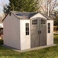 thumbnail image 1 of Lifetime 10' x 8' Outdoor Storage Shed with Carriage Doors, 1 of 12