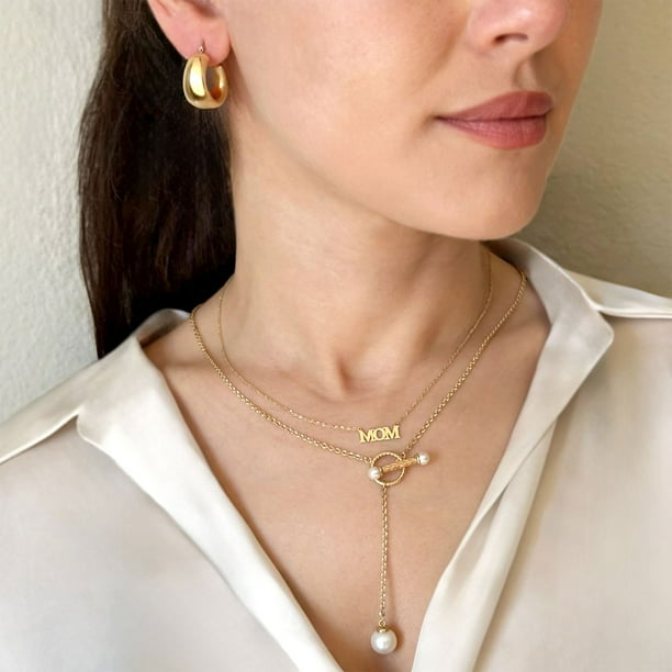 Pearl Necklace Thank You Note For Throwing Baby Shower Hostess