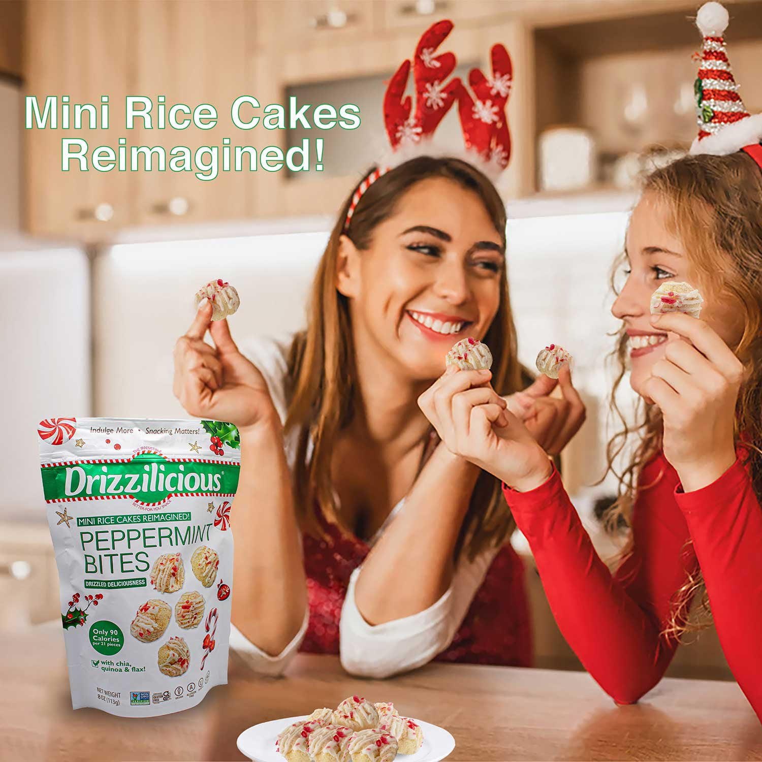 Drizzilicious Peppermint Mini Rice Cakes, 8 oz. - Samsclub.com