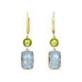 thumbnail image 4 of Multi-Gemstone Dangle Earrings in 14K Gold, 4 of 6