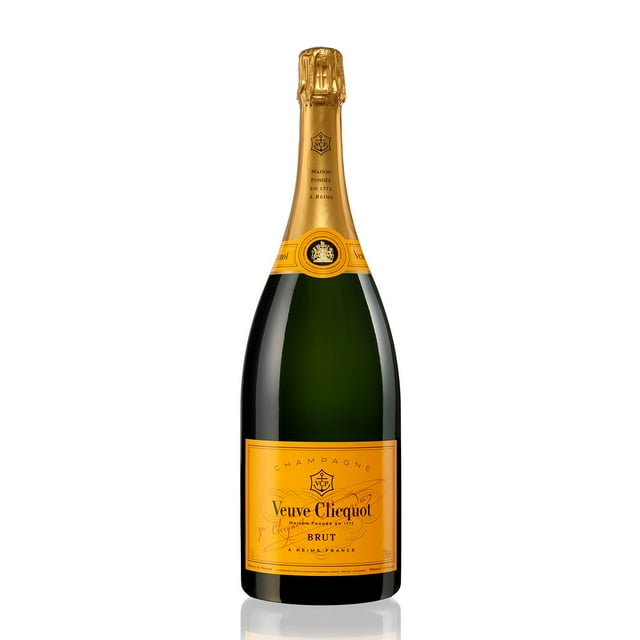 Veuve Clicquot Brut Yellow Label Champagne Wine, 3 L