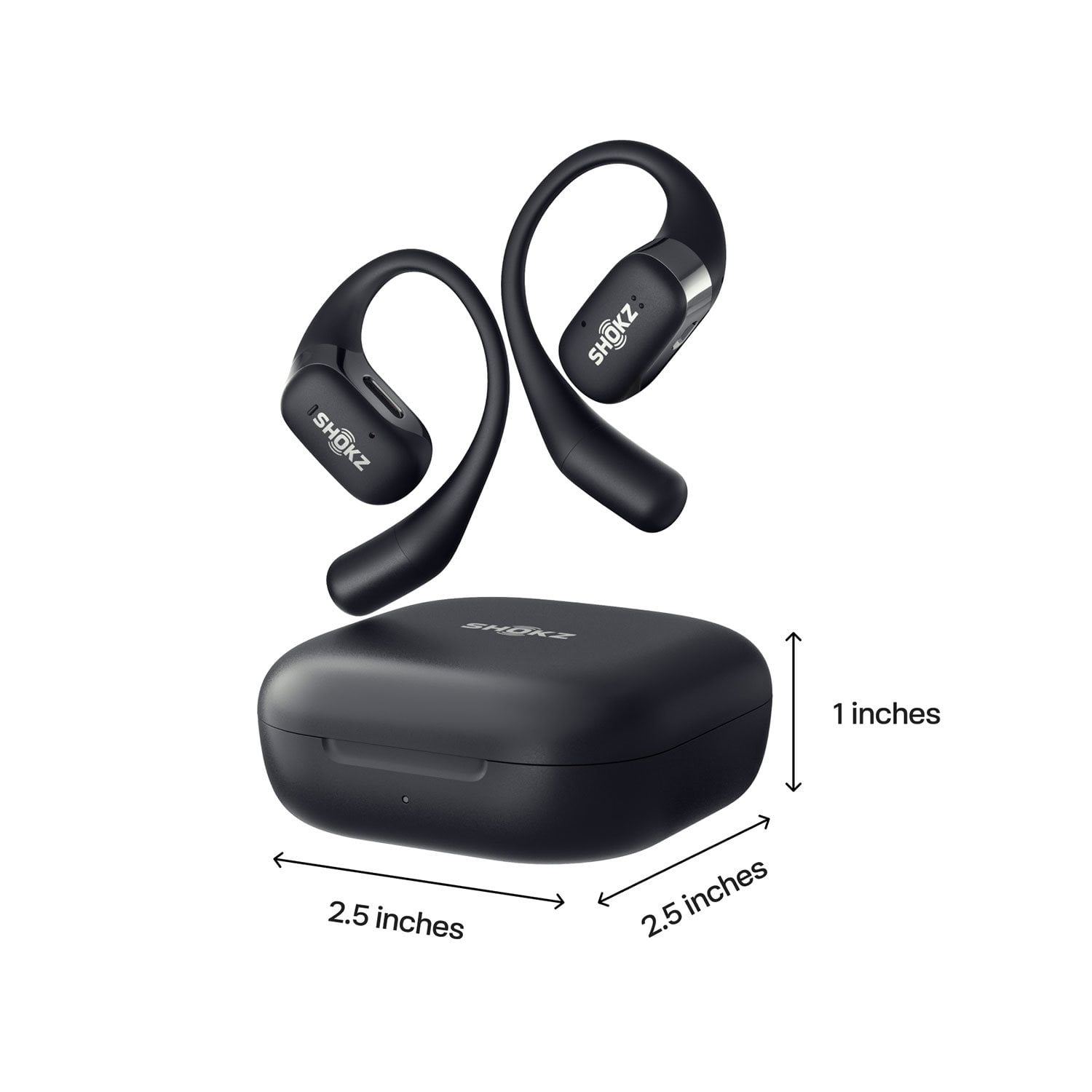 イヤホン SHOKZ Open-Ear Wireless Earbuds Amazon.com: SHOKZ OpenFit - Open-Ear True Wireless Bluetooth