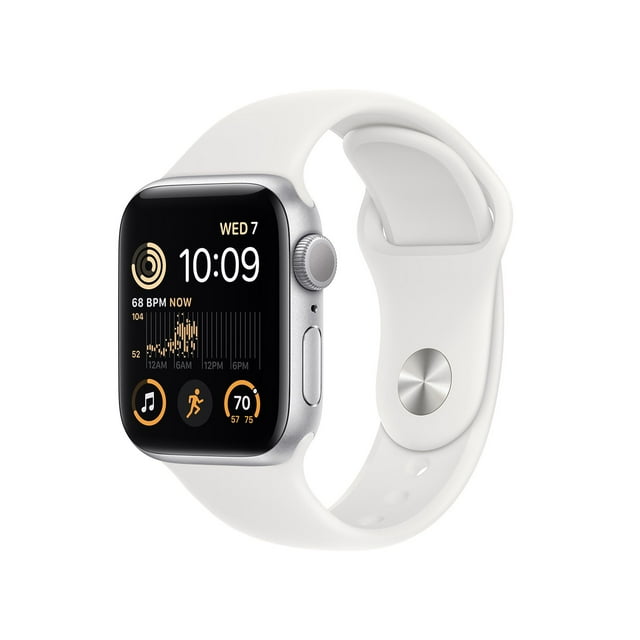 Apple Watch SE, 2nd Generation GPS 40mm Aluminum Case with Sport Band and Band Size