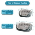 thumbnail image 2 of Canine Creations Cozy Oval Round Cuddler Pet Bed, Choose Size & Color, 2 of 8