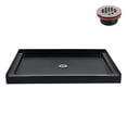 thumbnail image 4 of Streamline 48 in. x 36 in. Alcove Acrylic Shower Base With Center Drain, Drain Included Assorted Colors, 4 of 17