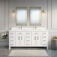 thumbnail image 3 of Studio Bathe Calais 75-inch Bathroom Vanity With Engineered Stone Countertop, 3 of 9