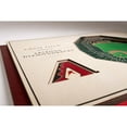 thumbnail image 4 of YouTheFan MLB 5-Layer Stadium View 3D Wall Art, Assorted Teams, 4 of 5