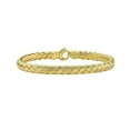 thumbnail image 1 of Textured Weaved Bangle in 14K Yellow Gold, 1 of 6