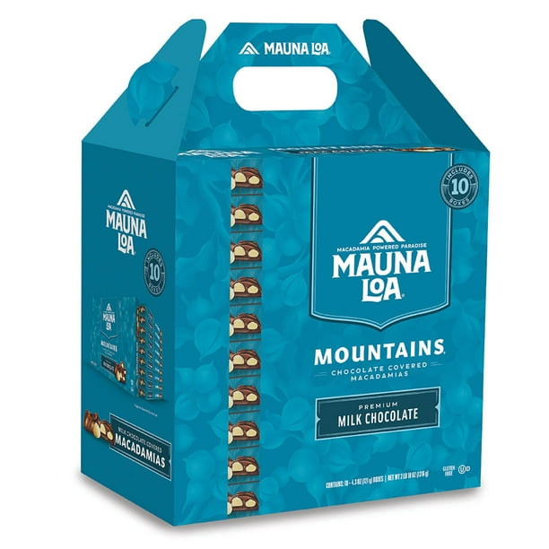 Mauna Loa Mountains Chocolate Covered Macadamias 10 pk. - Samsclub.com