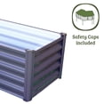 thumbnail image 7 of The Organic Garden Co Hakea 4.9' x 4.9' x 1.3' Metal L Shape Garden Bed, 7 of 9