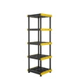 thumbnail image 1 of Member's Mark 5-Tier Heavy-Duty Plastic Shelf, 24"W x 20"D x 72"H, 1 of 4