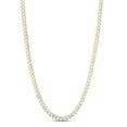 thumbnail image 1 of Miami Cuban Pave Chain Necklace in 14K Two-Tone Gold, 1 of 5