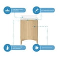 thumbnail image 5 of OVE Decors Gabi 24" W x 22" D Freestanding Bathroom Vanity with Sink, 5 of 7