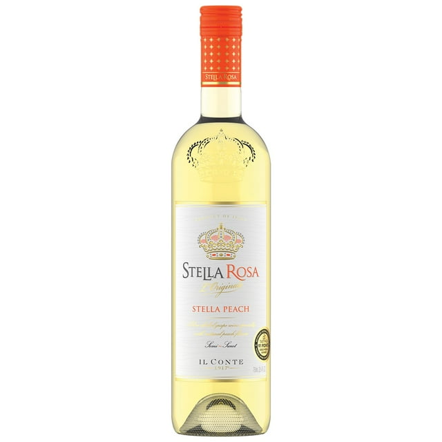 Stella Rosa Peach Semi-Sweet White Blend Wine, 750 ml