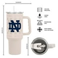 thumbnail image 3 of Logo Brands Notre Dame Fighting Irish 40 oz. Stainless Steel Tumbler Set, 3 of 6