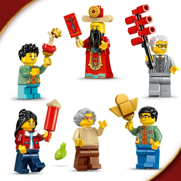 LEGO Spring Festival Fortune Firecracker Building Set, 1039 pc
