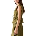 thumbnail image 3 of Steve Madden Women's Cotton Shadow Stripe Tank Top, 3 of 5