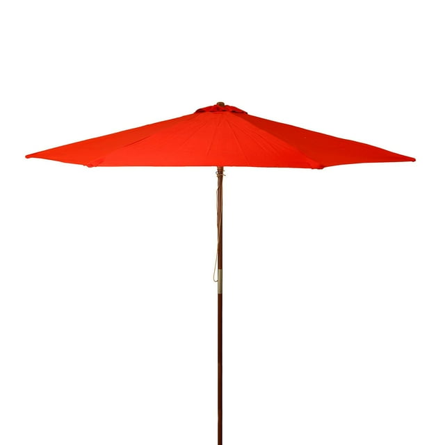Classic Wood 9' Market Umbrella