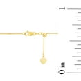 thumbnail image 5 of Adjustable Box Link Chain Necklace in 14K Gold, 0.70mm, 5 of 5