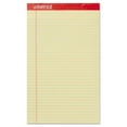 thumbnail image 2 of Universal Perforated Edge Writing Pad, Legal/Margin Rule, Legal, Canary, 50-Sheet Pads, 12pk., 2 of 2
