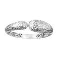 thumbnail image 1 of Diamond Cut Sculpted Bangle in Sterling Silver, 1 of 7