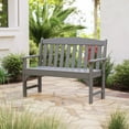 thumbnail image 1 of POLYWOOD Gulf Shores 48” Outdoor Bench, 1 of 7