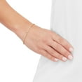 thumbnail image 5 of Solid Glitter Rope Chain Bracelet in 14K Gold, 5 of 7