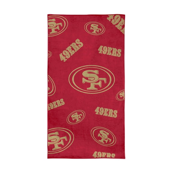 Logo Brands San Francisco 49ers 38"x72" Beach Towel