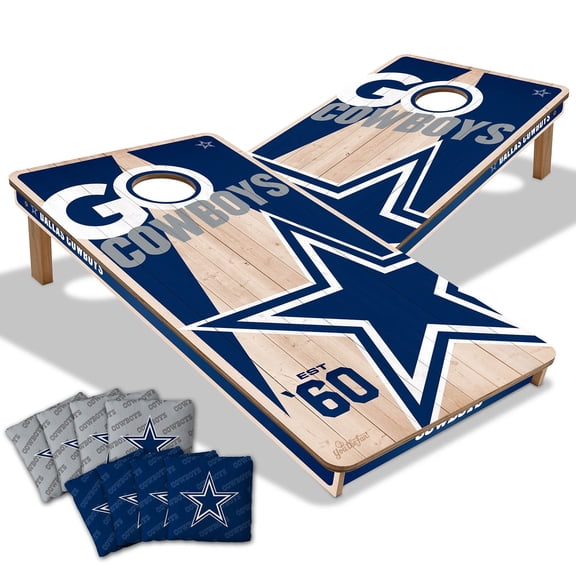 YouTheFan Dallas Cowboys 2'x4' Cornhole Board Set