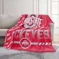 thumbnail image 2 of Logo Brands Ohio State Buckeyes 60"x70" Super Plush Blanket, 2 of 7