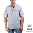thumbnail image 6 of Habit Men's Short Sleeve 50+ UPF Fishing Shirt, 6 of 8