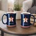 thumbnail image 4 of Logo Brands Houston Astros 14oz Relief Mug Set, 4 of 4