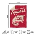 thumbnail image 5 of Logo Brands Western Kentucky Hilltoppers Luxe Dreams Throw, 60" x 80", 5 of 6