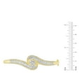 thumbnail image 3 of 1.98 CT. T.W. Diamond Swirl Bangle Bracelet in 14K Gold, 3 of 3