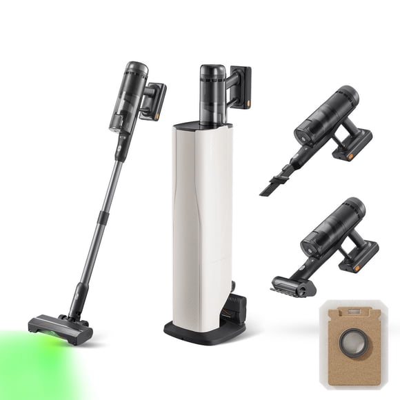 Roborock H60 Hub Ultra Cordless Vacuum Cleaner with Auto-Empty Dock, 210AW Suction Stick, 90-Min Runtime