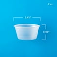 thumbnail image 3 of Member's Mark Translucent Portion Cups 2 fl. oz., 2500 ct., 3 of 7