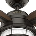 thumbnail image 14 of Hunter 52" Ocala Fresh White Outdoor Damp Rated Ceiling Fan with LED Light Kit and Pull Chain, 14 of 16