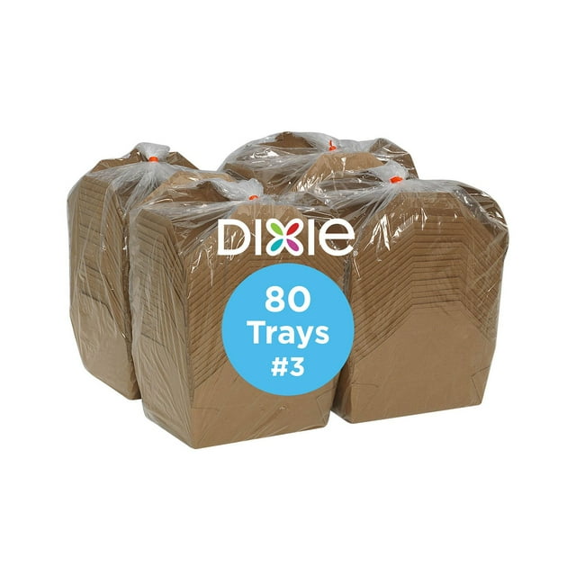 Dixie #3 Reclosable Food Takeout Containers 80 ct.