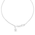 thumbnail image 4 of Round Cut Diamond Solitaire Necklace in 18K Gold, 4 of 7