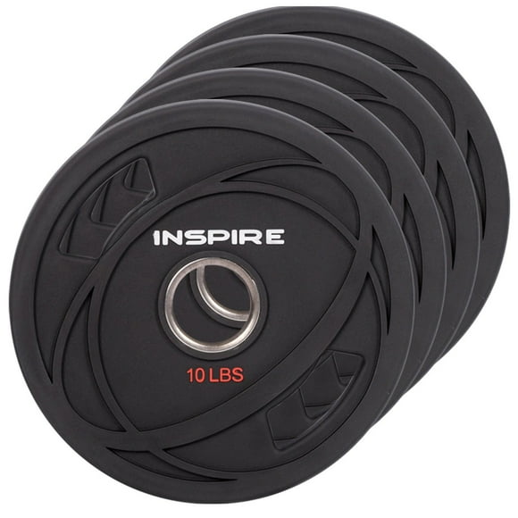 Inspire Fitness 4 X 10 lb Urethane Olympic Weight Plates