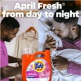 thumbnail image 7 of Tide with Ultra Downy Liquid Laundry Detergent, April Fresh Scent, 100 Loads, 128 fl oz, 7 of 7
