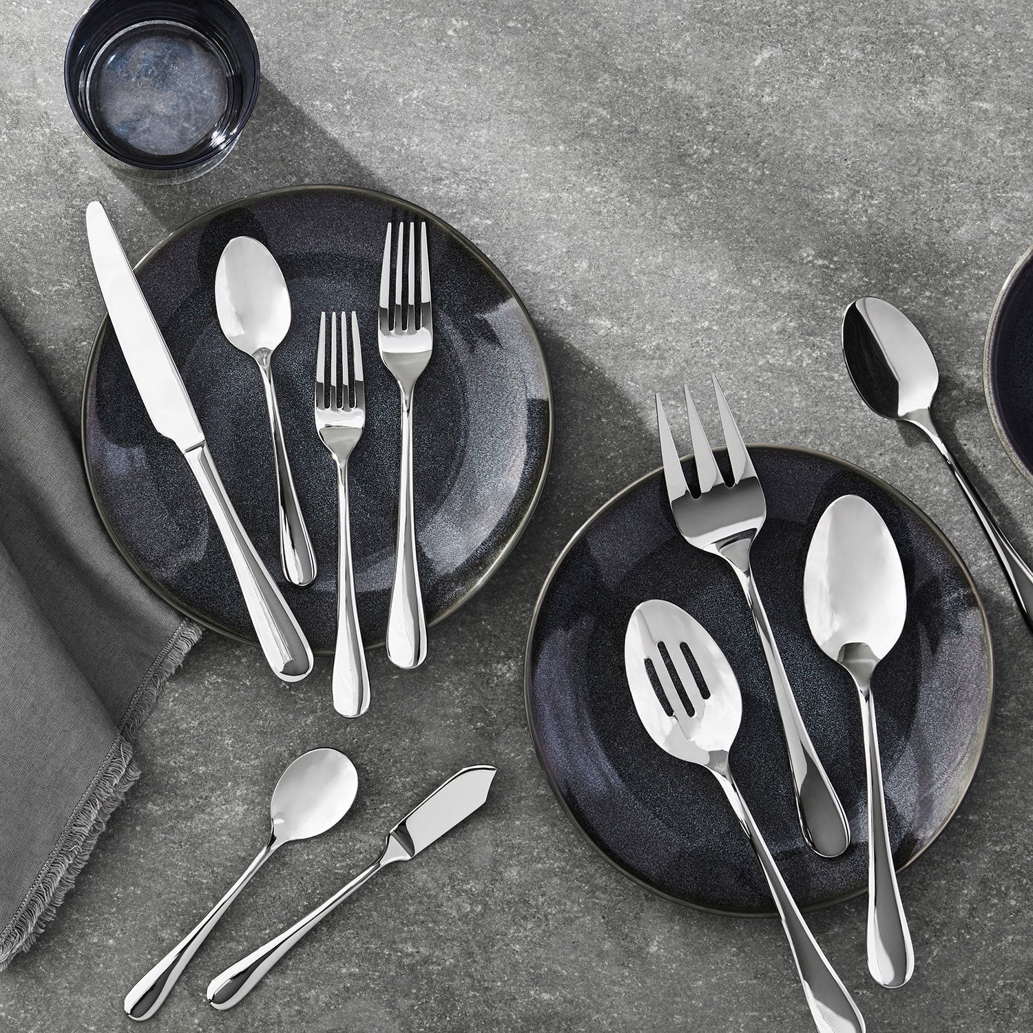   MitraステンレススチールServing Set Amazon.com: Georg Jensen Mitra basket set, 16 pieces - 4x dinner