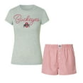 thumbnail image 1 of Ohio State Buckeyes Women's 2-Piece Pajama Short Set, 1 of 7