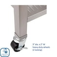 thumbnail image 7 of Seville Classics Home Work Center Island Table, 48" W x 24" D x 36" H, 7 of 19