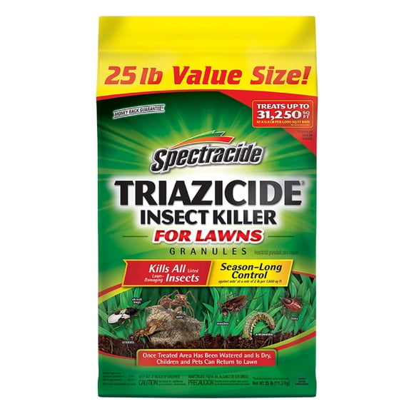 Spectracide Triazicide Insect Killer for Lawns, 25 lb. Bag of Granules