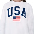 thumbnail image 5 of Mighty Fine Women's Americana Crewneck Sweatshirt, 5 of 8