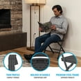 thumbnail image 4 of Lifetime 2nd Generation Commercial Folding Chair, Single and 4 Pack, 4 of 12